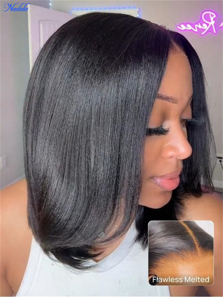 ナドゥラ クリアランスセール 10インチ 12インチ レイヤ - Glueless Wear And Go Human Hair Wig のレビューと価格
