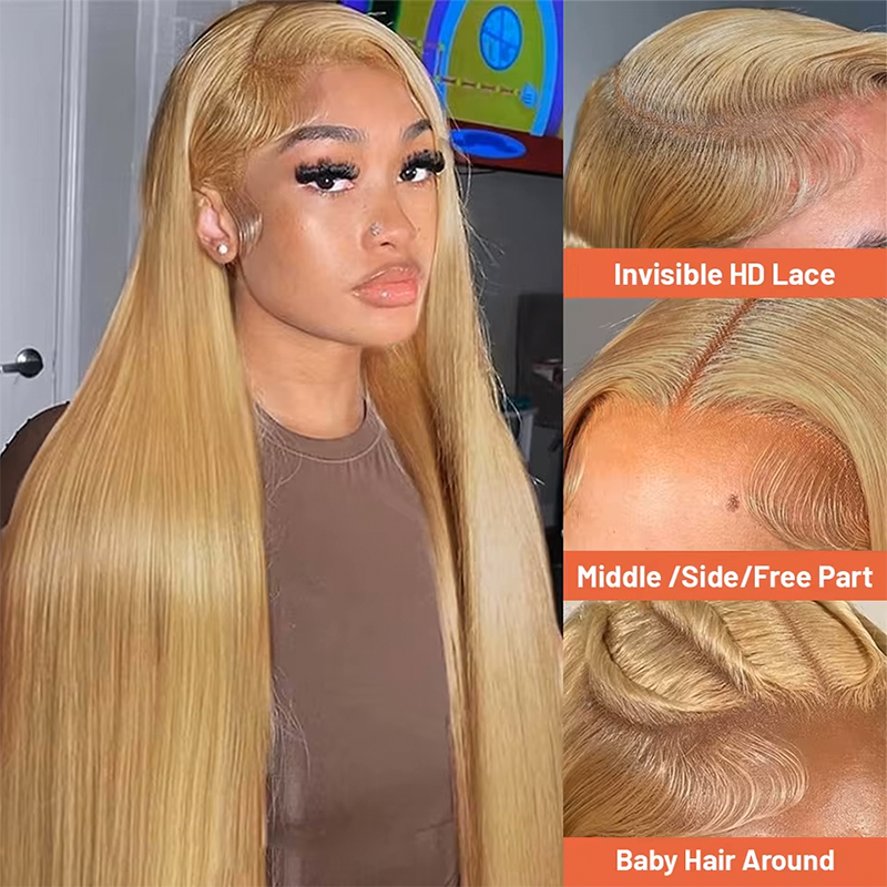 36インチ、密度180～220％、ストレート、透明レースフロ - Hd Lace Frontal Wig Human Hair Pre Plucked のレビューと価格