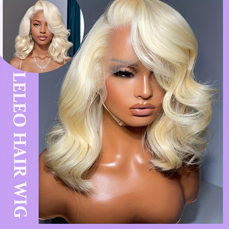 613 レースフロントウィッグ、人毛使用、13インチ×4イン - 613 Blonde Body Wave Lace Front Wig のレビューと価格