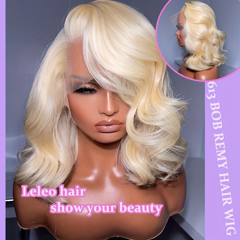 613 レースフロントウィッグ、人毛使用、13インチ×4イン - 613 Blonde Body Wave Lace Front Wig のレビューと価格