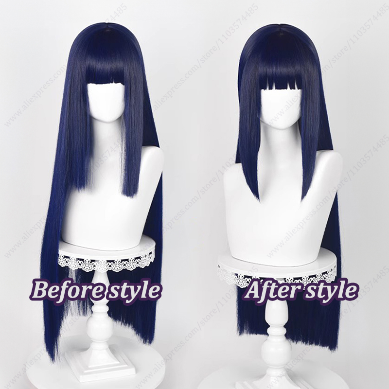 日向ひなた コスプレウィッグ ブルーブラック 女性用ヘア ア - Synthetic Braided Wigs For Black Women のレビューと価格