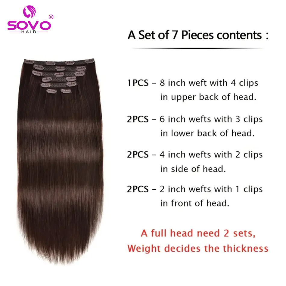 クリップインヘアエクステンション 100% 本物の人間のレミ - Seamless Clip In Hair Extensions Human Hair のレビューと価格