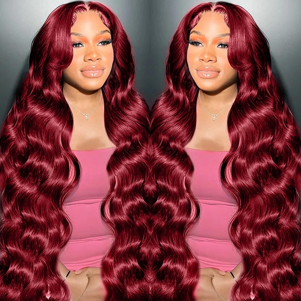 200密度、13x4のボディウェーブ・レースフロントウィッグ - Lace Front Wigs のレビューと価格