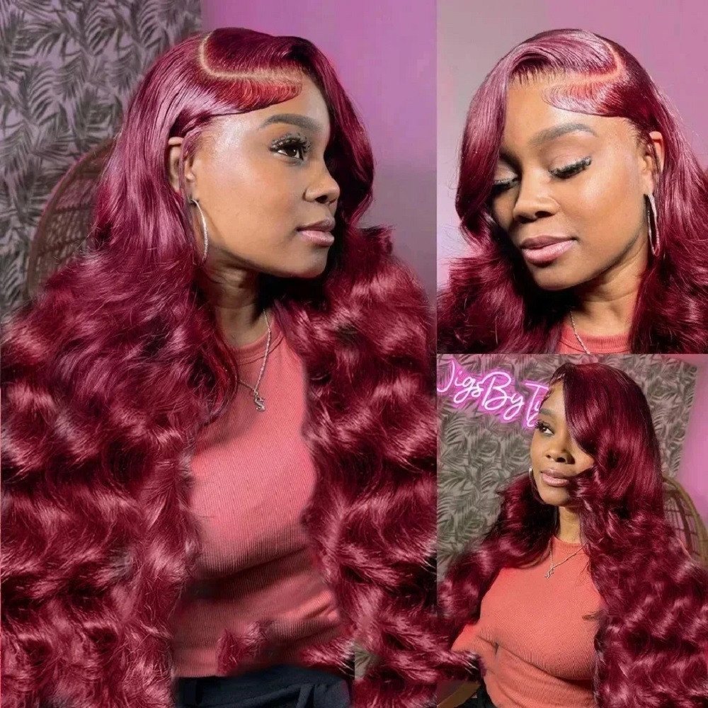 200密度、13x4のボディウェーブ・レースフロントウィッグ - Lace Front Wigs のレビューと価格