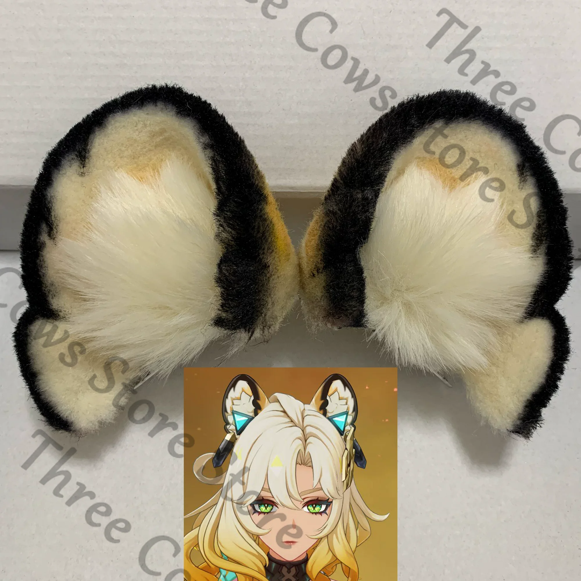 原神 シロネン コスプレ アニメ 動物耳 ヘアクリップ 耳飾 - Hair Clips のレビューと価格